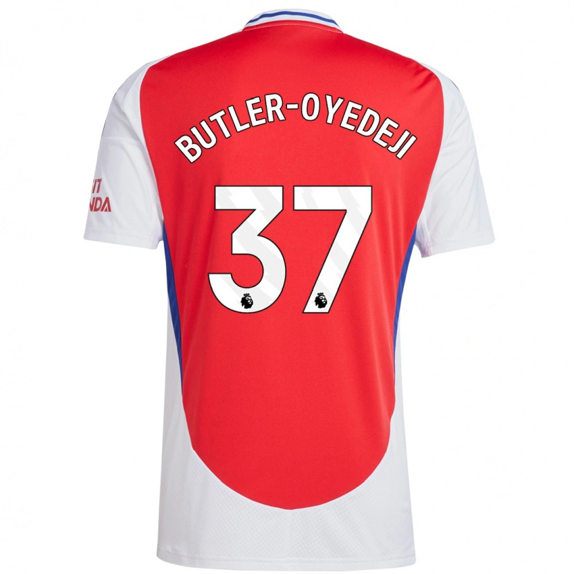 Danxen Women Nathan Butler-Oyedeji #37 Red White Home Jersey 2024/25 T-Shirt
