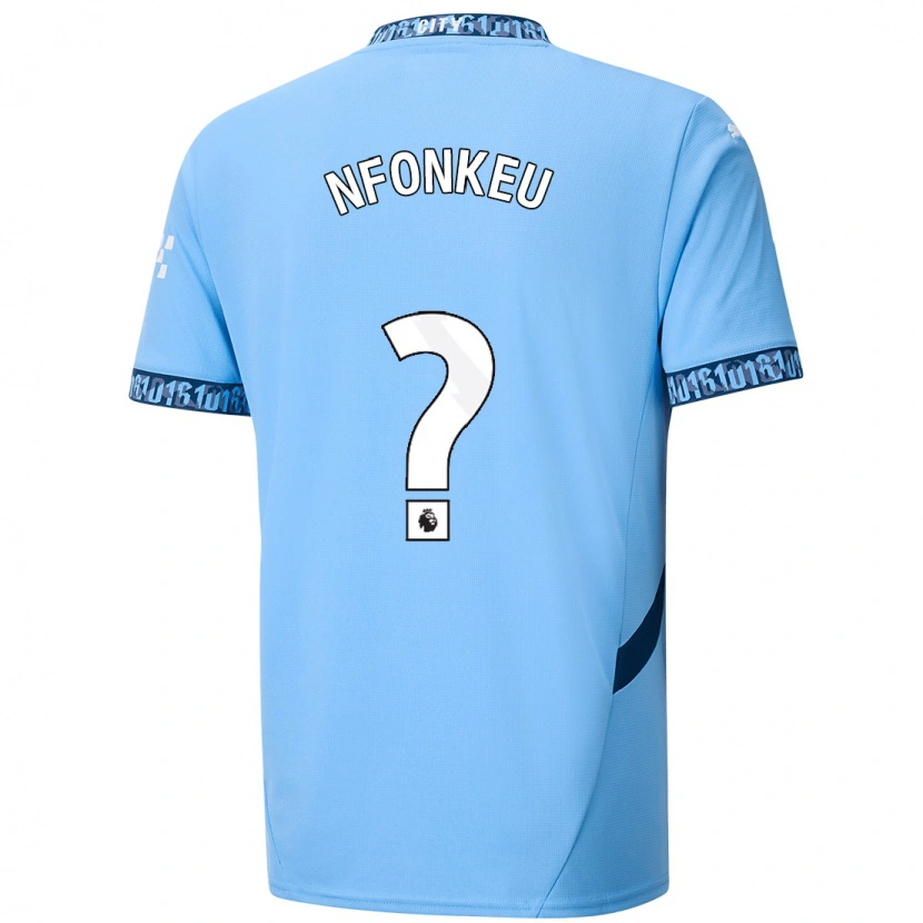 Danxen Women Brooklyn Nfonkeu #0 Navy Blue Home Jersey 2024/25 T-Shirt