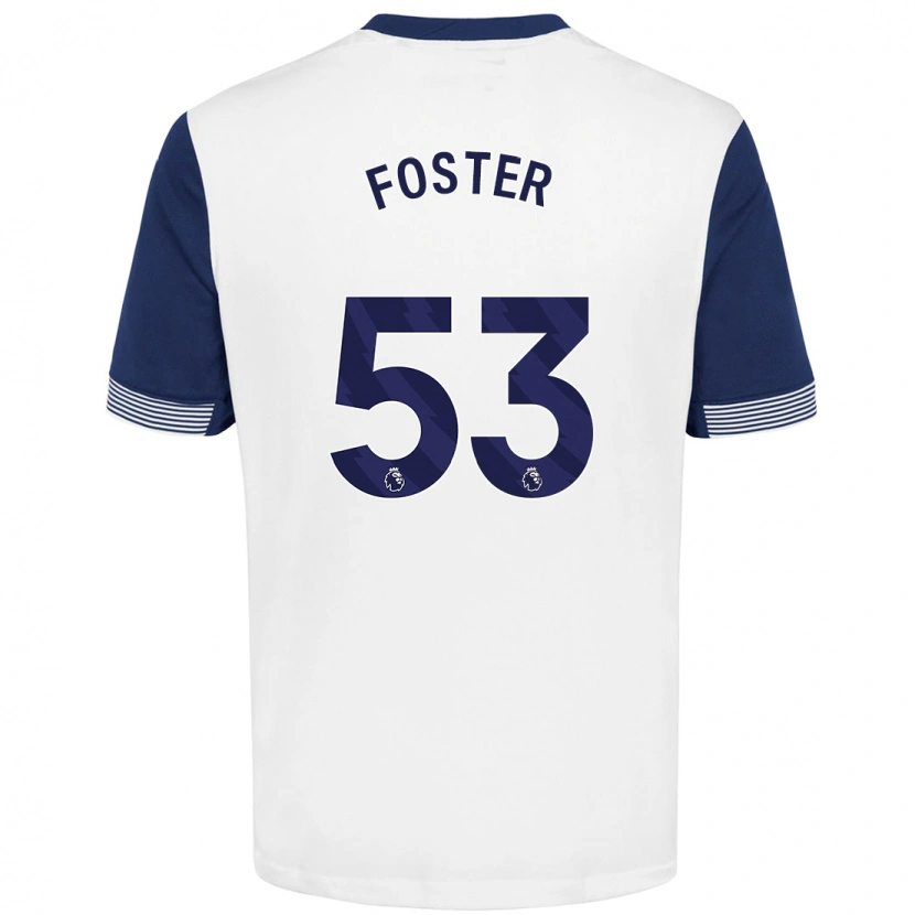 Danxen Women Brooklyn Lyons-Foster #53 White Blue Home Jersey 2024/25 T-Shirt