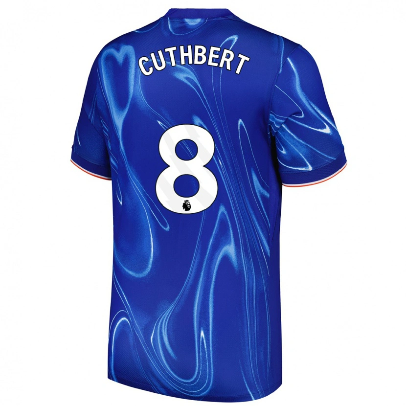Danxen Women Erin Cuthbert #8 Blue White Home Jersey 2024/25 T-Shirt