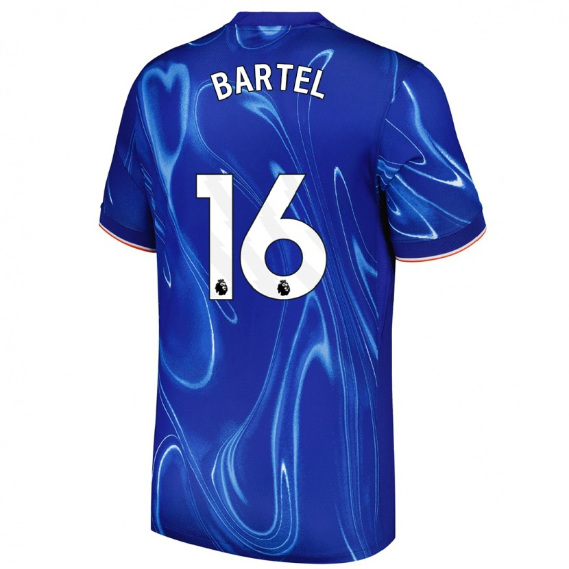 Danxen Women Júlia Bartel #16 Blue White Home Jersey 2024/25 T-Shirt