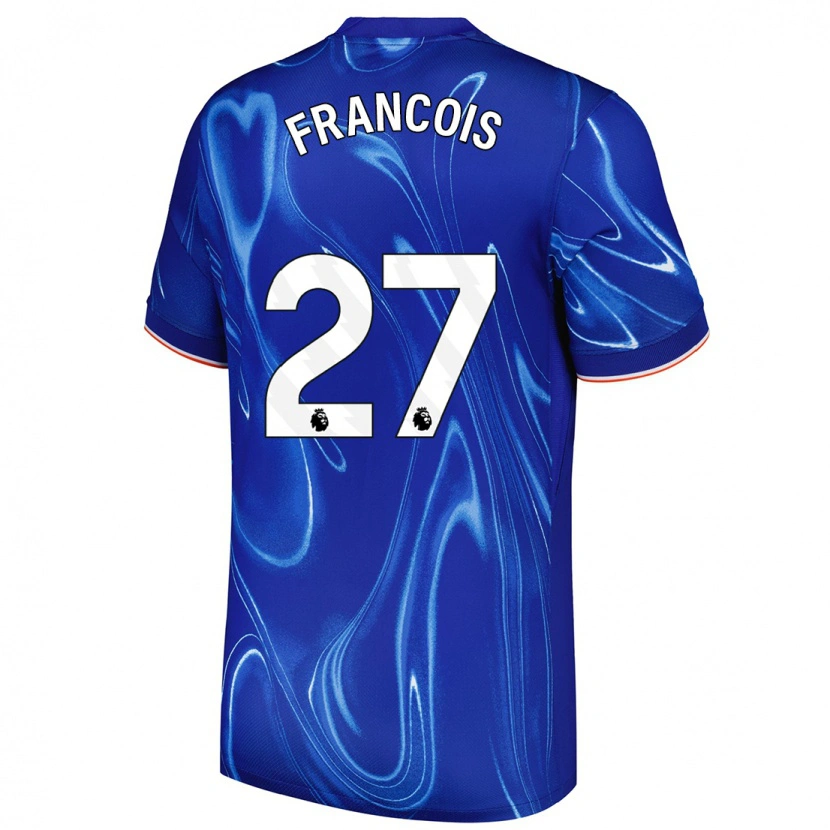 Danxen Women Oriane Jean-François #27 Blue White Home Jersey 2024/25 T-Shirt