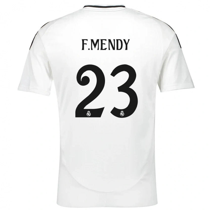 Danxen Women Ferland Mendy #23 White Home Jersey 2024/25 T-Shirt