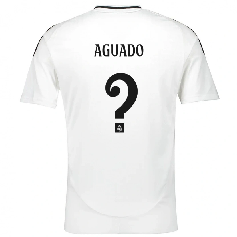 Danxen Women Diego Aguado #0 White Home Jersey 2024/25 T-Shirt