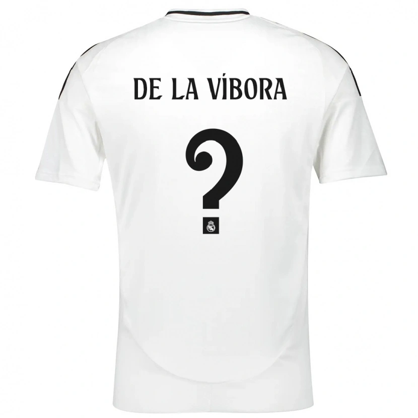 Danxen Women David De La Víbora #0 White Home Jersey 2024/25 T-Shirt