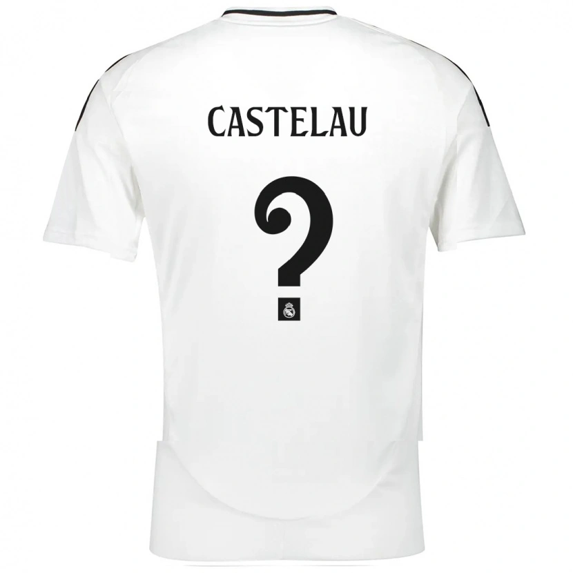 Danxen Women Alber Castelau #0 White Home Jersey 2024/25 T-Shirt