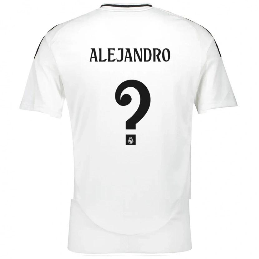 Danxen Women Alejandro Hernández #0 White Home Jersey 2024/25 T-Shirt