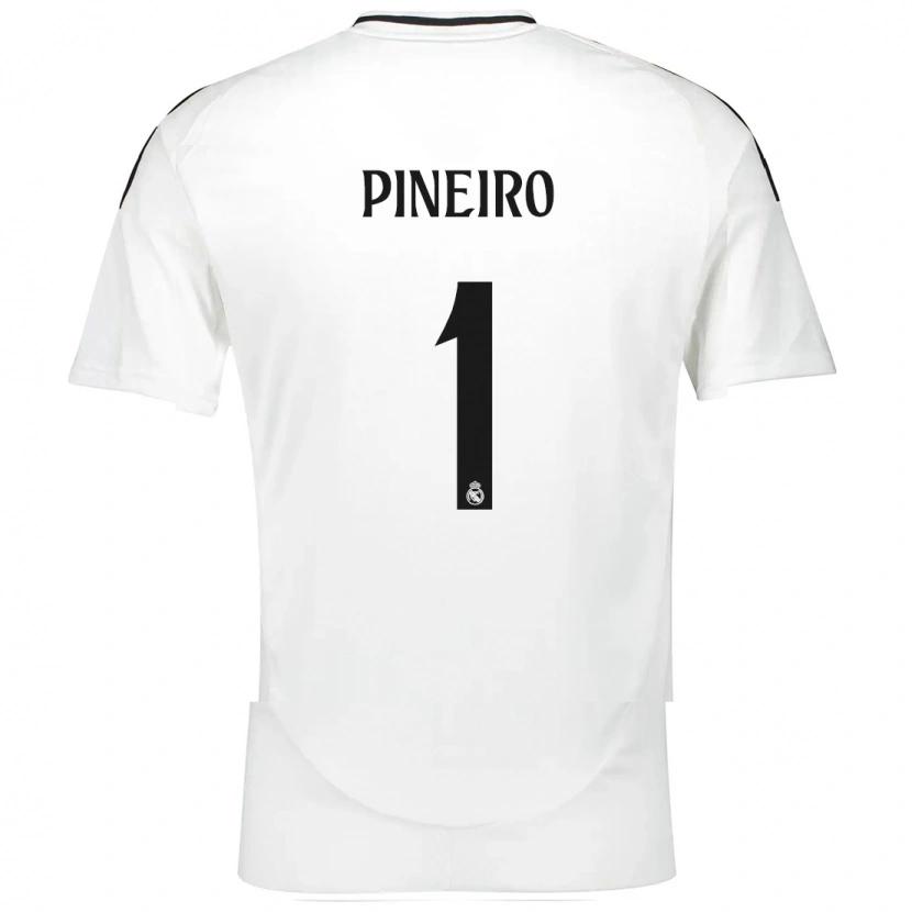 Danxen Women Diego Piñeiro #1 White Home Jersey 2024/25 T-Shirt
