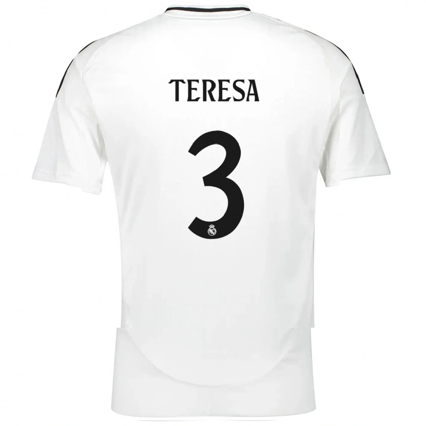 Danxen Women Teresa Abelleira #3 White Home Jersey 2024/25 T-Shirt