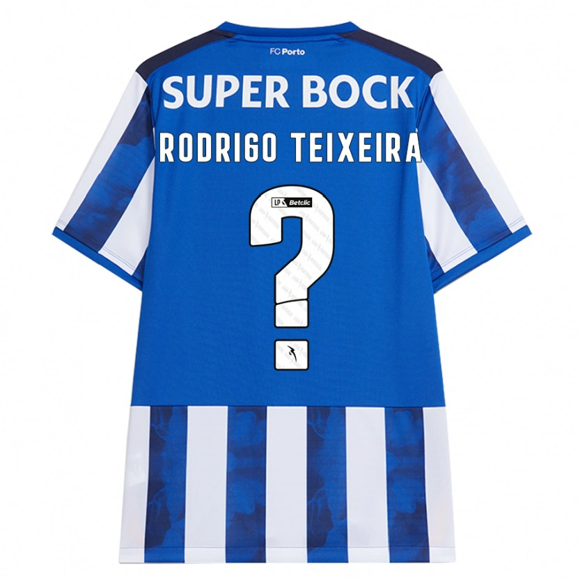 Danxen Women Rodrigo Teixeira #0 Blue White Home Jersey 2024/25 T-Shirt