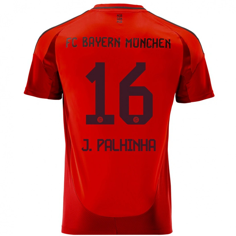 Danxen Women João Palhinha #16 Red Home Jersey 2024/25 T-Shirt