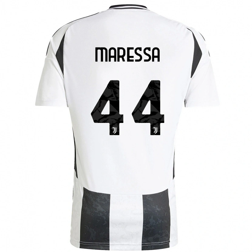 Danxen Women Tommaso Maressa #44 White Black Home Jersey 2024/25 T-Shirt