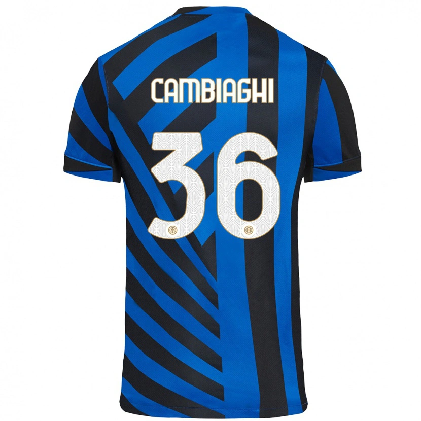Danxen Women Michela Cambiaghi #36 Blue Black Home Jersey 2024/25 T-Shirt