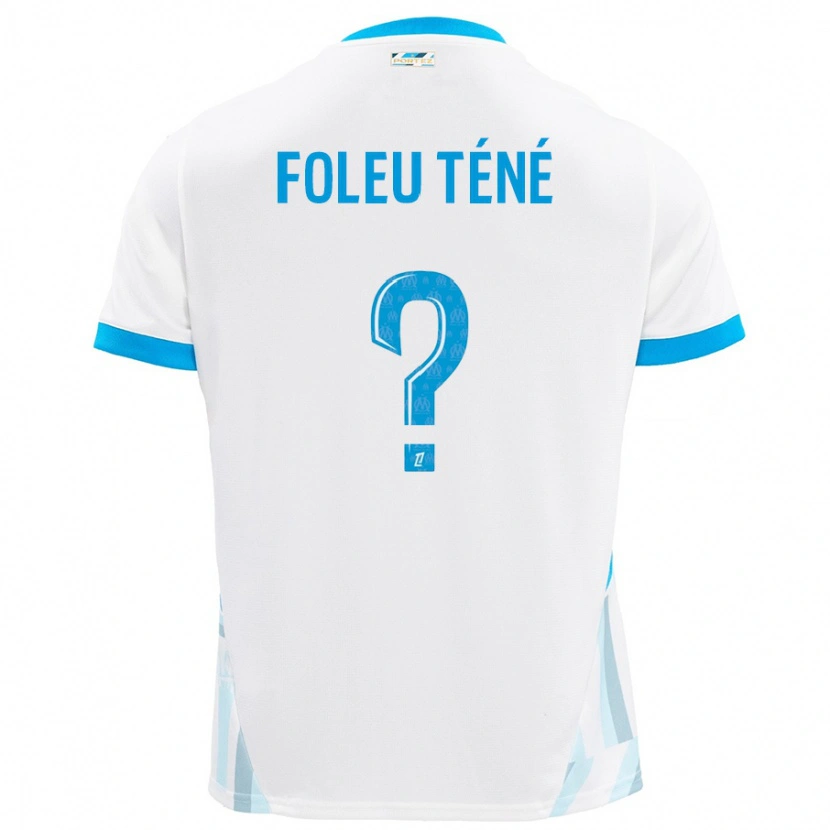 Danxen Women Krys Foleu Téné #0 White Sky Blue Home Jersey 2024/25 T-Shirt