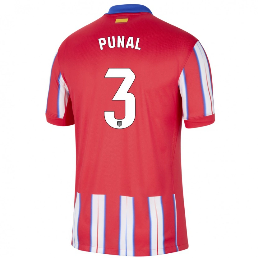 Danxen Women Aitor Punal #3 Red White Blue Home Jersey 2024/25 T-Shirt