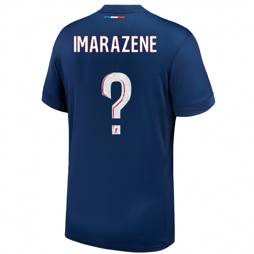 Danxen Women Katia Imarazene #0 Navy Blue White Home Jersey 2024/25 T-Shirt