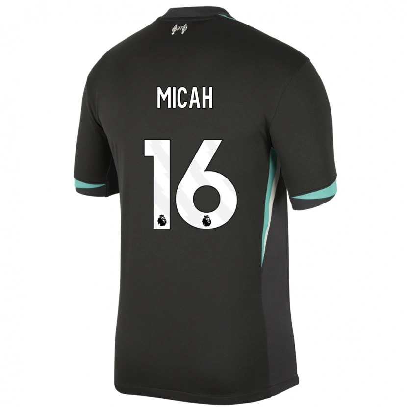 Danxen Women Teagan Micah #16 Black Anthracite White Away Jersey 2024/25 T-Shirt
