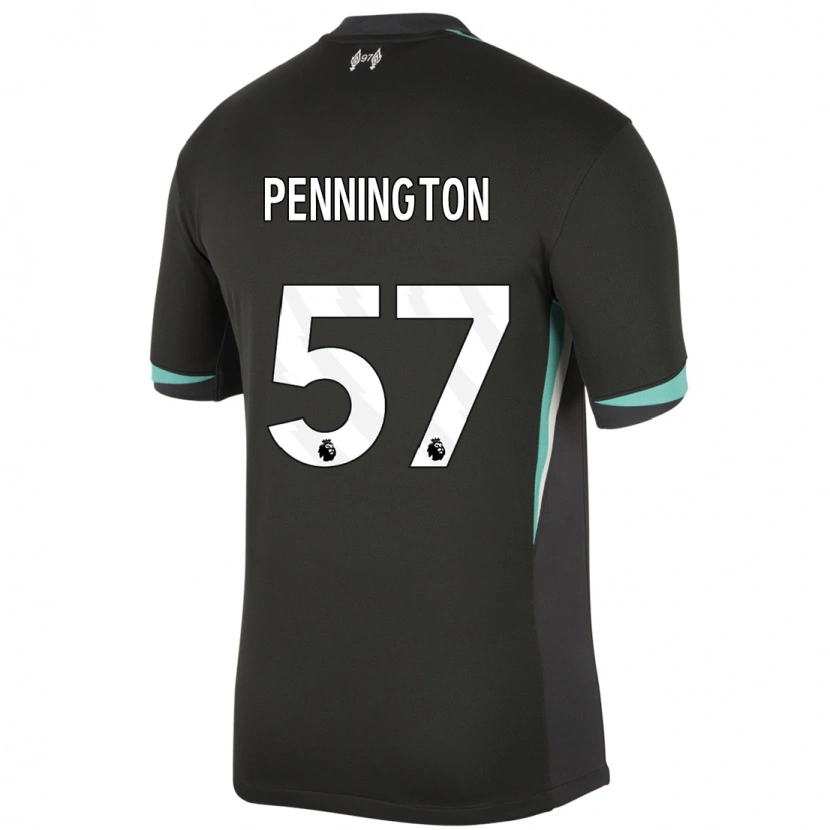 Danxen Women Cody Pennington #57 Black Anthracite White Away Jersey 2024/25 T-Shirt