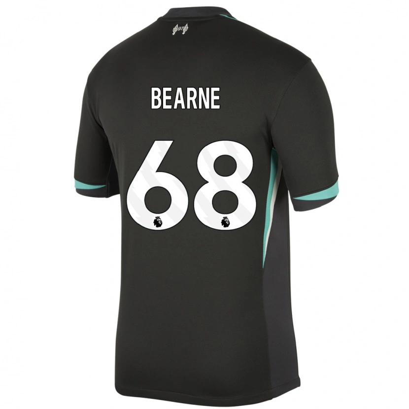 Danxen Women Jack Bearne #68 Black Anthracite White Away Jersey 2024/25 T-Shirt