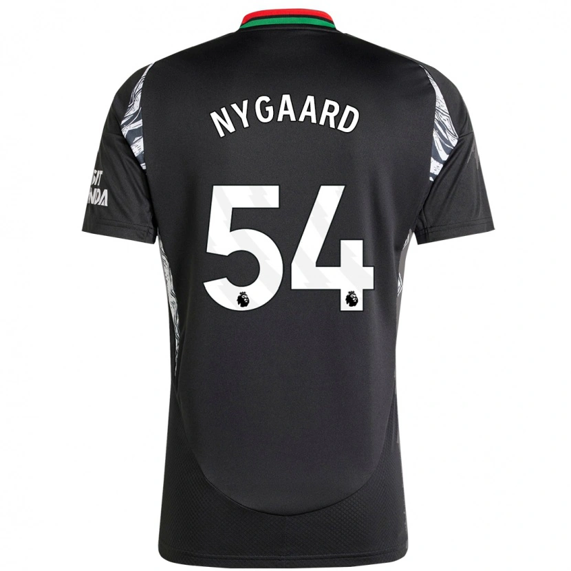 Danxen Women Lucas Nygaard #54 Black Away Jersey 2024/25 T-Shirt