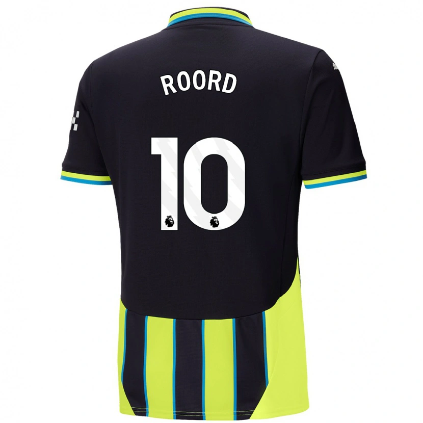 Danxen Women Jill Roord #10 Blue Yellow Away Jersey 2024/25 T-Shirt