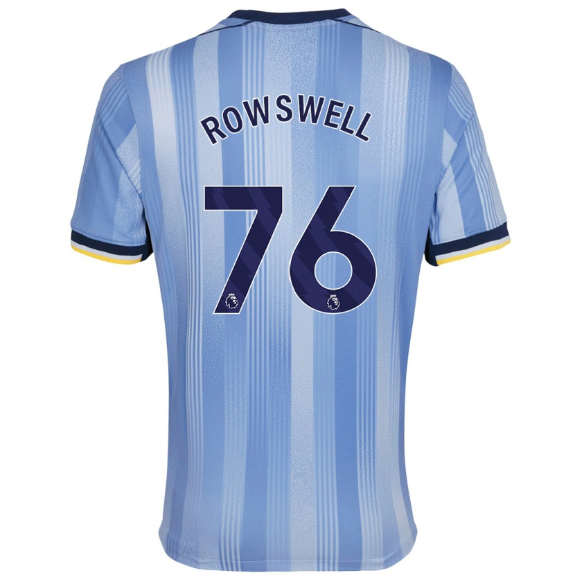 Danxen Women James Rowswell #76 Light Blue Away Jersey 2024/25 T-Shirt