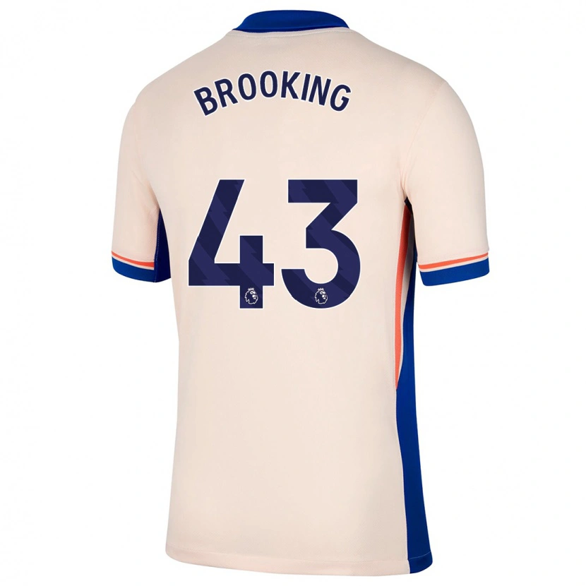 Danxen Women Josh Brooking #43 Light Beige Away Jersey 2024/25 T-Shirt