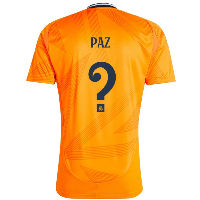 Danxen Women Nico Paz #0 Orange Away Jersey 2024/25 T-Shirt