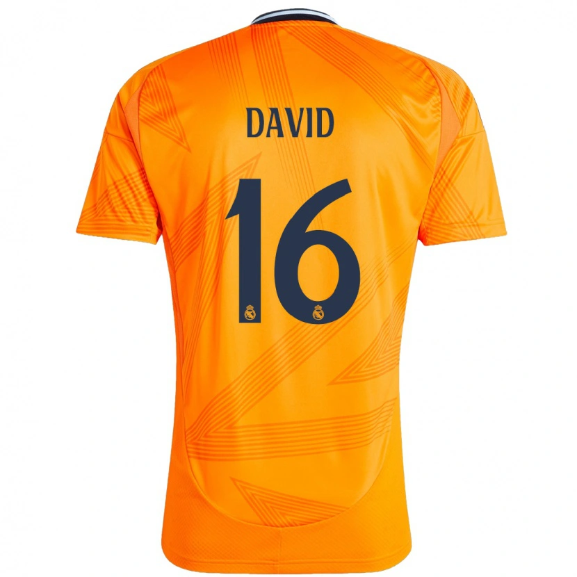 Danxen Women Antonio David #16 Orange Away Jersey 2024/25 T-Shirt