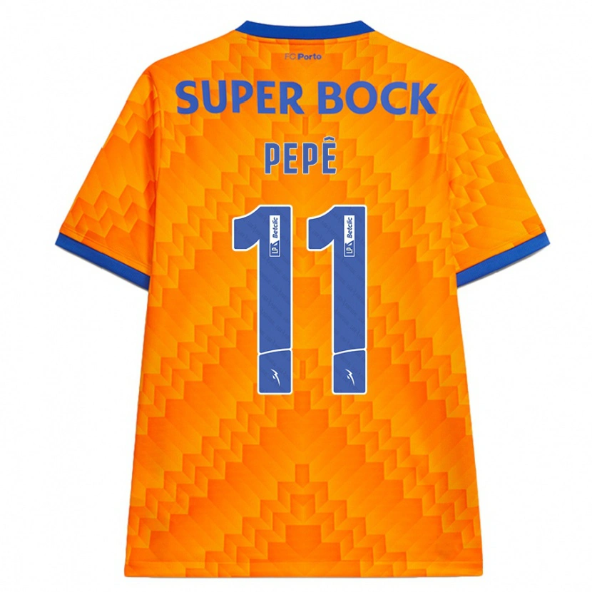 Danxen Women Pepê #11 Orange Away Jersey 2024/25 T-Shirt