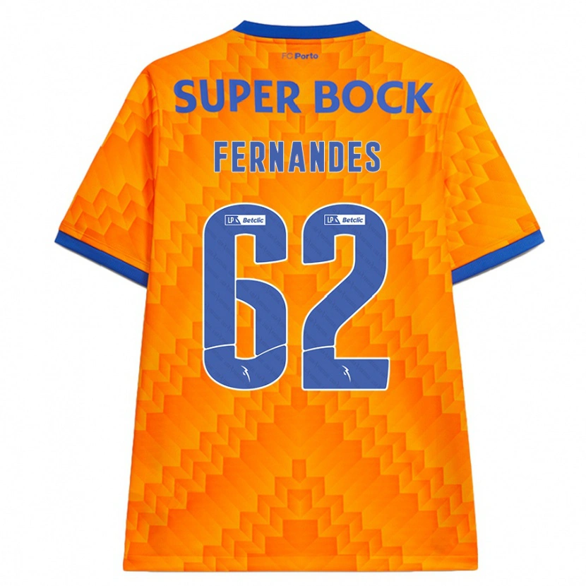 Danxen Women Rodrigo Fernandes #62 Orange Away Jersey 2024/25 T-Shirt