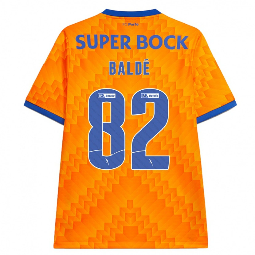 Danxen Women Alfa Baldé #82 Orange Away Jersey 2024/25 T-Shirt