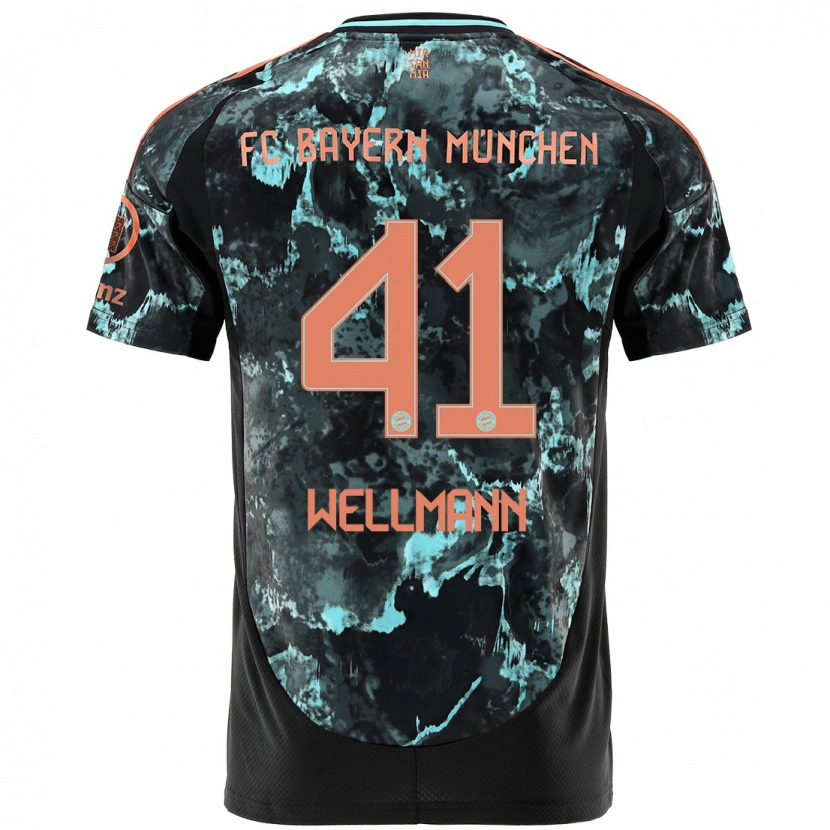 Danxen Women Anna Wellmann #41 Black Away Jersey 2024/25 T-Shirt