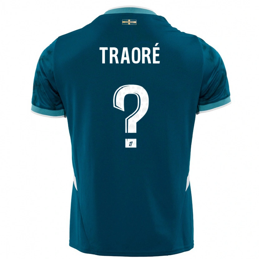 Danxen Women Soumaïla Traoré #0 Turquoise Blue Away Jersey 2024/25 T-Shirt