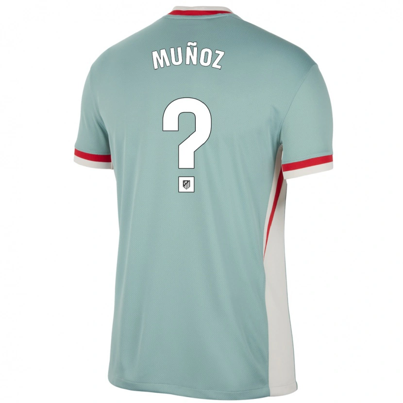 Danxen Women Dani Muñoz #0 Light Beige Blue Away Jersey 2024/25 T-Shirt