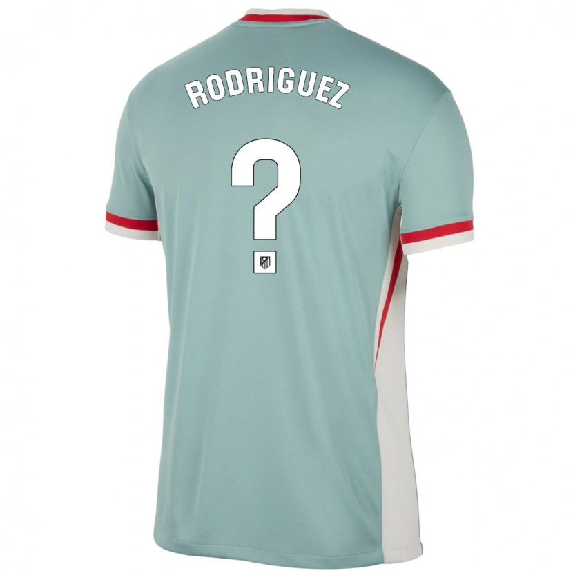 Danxen Women Adrian Rodriguez #0 Light Beige Blue Away Jersey 2024/25 T-Shirt