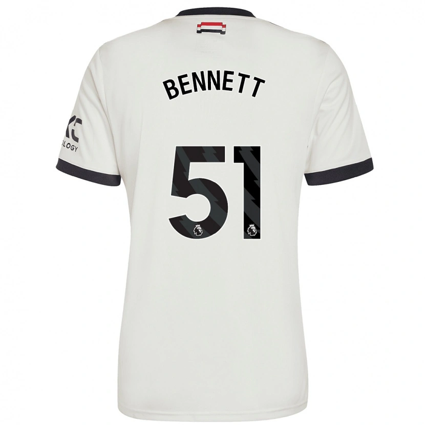 Danxen Women Rhys Bennett #51 Off White Third Jersey 2024/25 T-Shirt