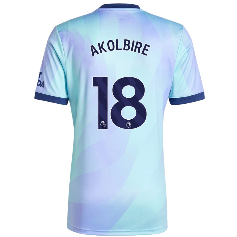 Danxen Women Bless Akolbire #18 Aqua Third Jersey 2024/25 T-Shirt