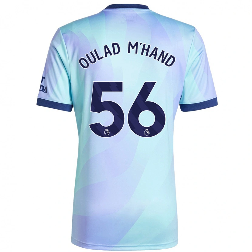 Danxen Women Salah-Eddine Oulad M'hand #56 Aqua Third Jersey 2024/25 T-Shirt