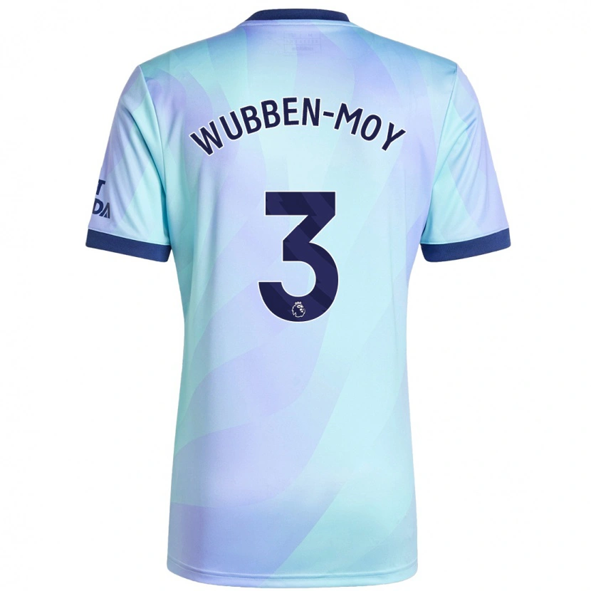 Danxen Women Lotte Wubben-Moy #3 Aqua Third Jersey 2024/25 T-Shirt