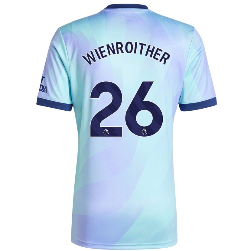 Danxen Women Laura Wienroither #26 Aqua Third Jersey 2024/25 T-Shirt