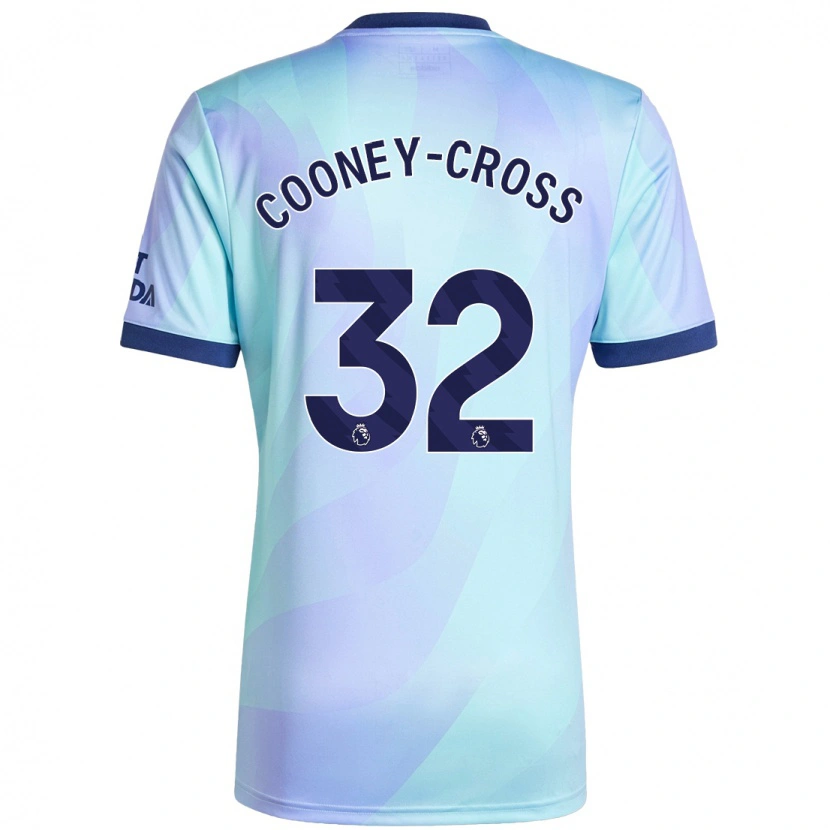 Danxen Women Kyra Cooney-Cross #32 Aqua Third Jersey 2024/25 T-Shirt