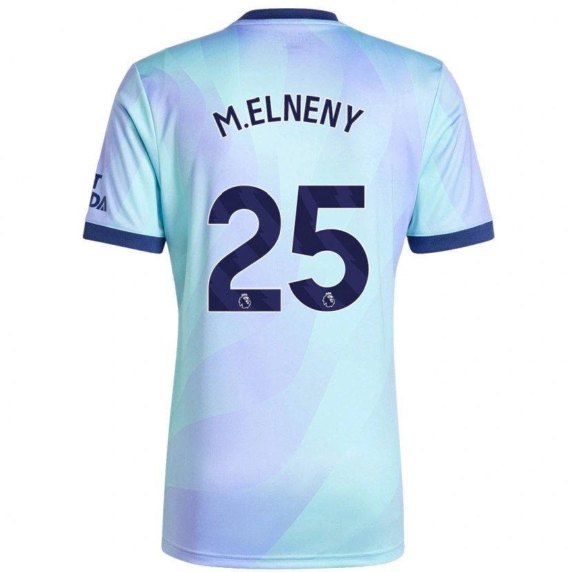 Danxen Women Mohamed Elneny #25 Aqua Third Jersey 2024/25 T-Shirt