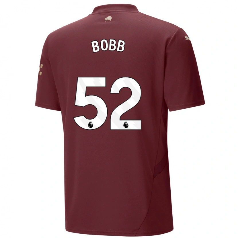 Danxen Women Oscar Bobb #52 Maroon Third Jersey 2024/25 T-Shirt