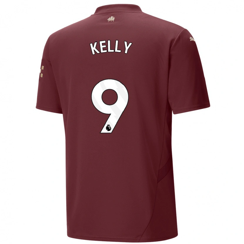 Danxen Women Chloe Kelly #9 Maroon Third Jersey 2024/25 T-Shirt