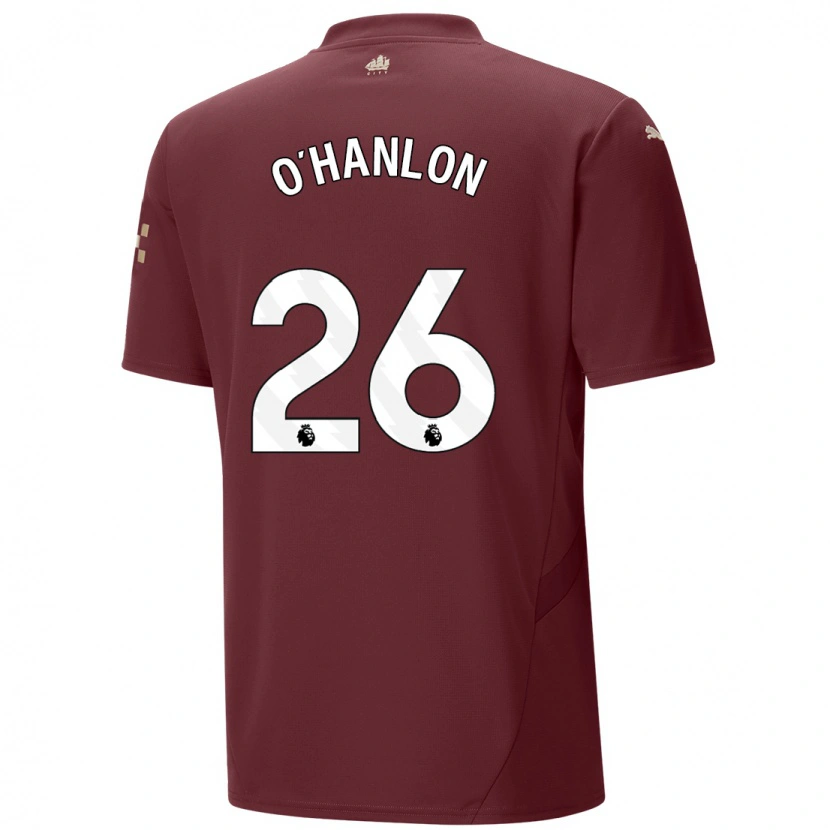 Danxen Women Tara O'hanlon #26 Maroon Third Jersey 2024/25 T-Shirt