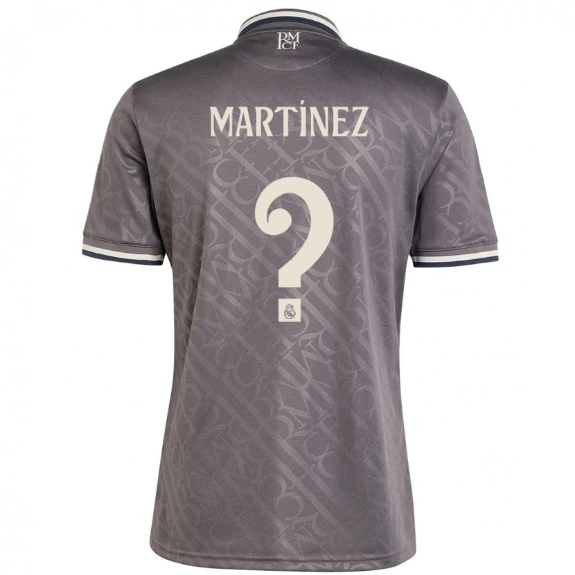 Danxen Women Antonio Martínez #0 Charcoal Third Jersey 2024/25 T-Shirt