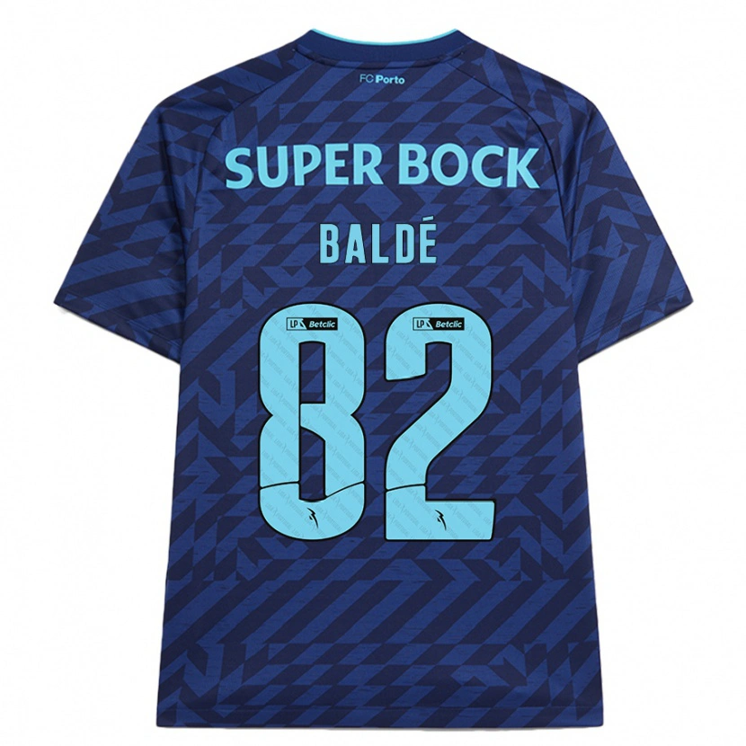 Danxen Women Alfa Baldé #82 Navy Blue Third Jersey 2024/25 T-Shirt