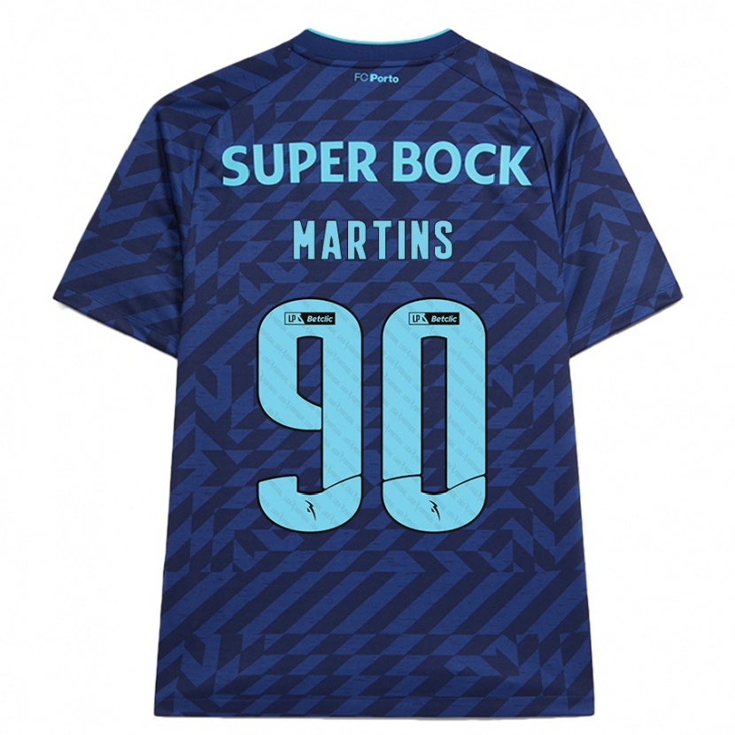 Danxen Women Gil Martins #90 Navy Blue Third Jersey 2024/25 T-Shirt