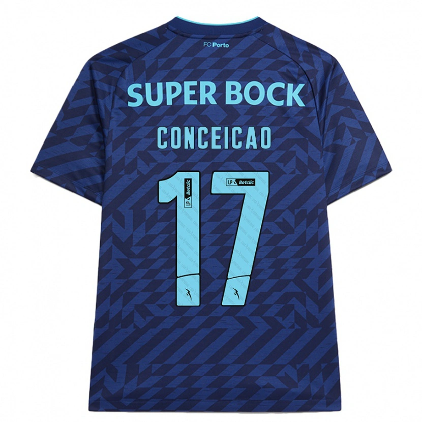 Danxen Women Rodrigo Conceicao #17 Navy Blue Third Jersey 2024/25 T-Shirt